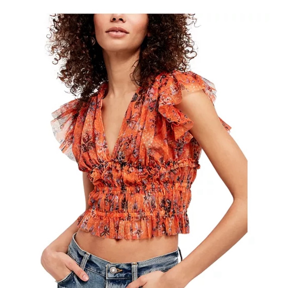 Making Me Smile Free People top, NWT